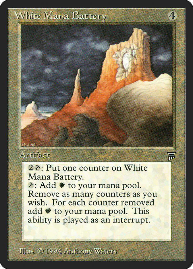 White Mana Battery by Anthony S. Waters #299