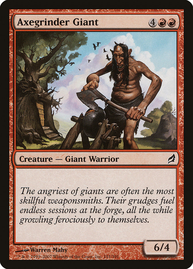 Axegrinder Giant by Warren Mahy #151