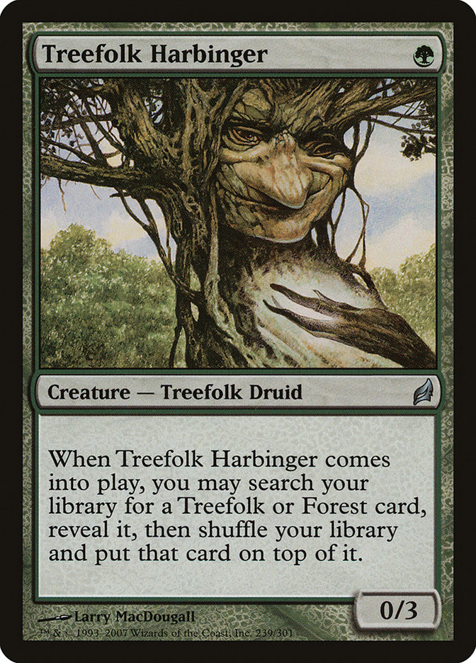 Treefolk Harbinger by Larry MacDougall #239