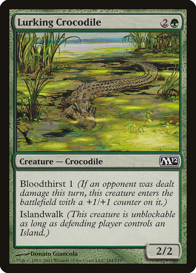 Lurking Crocodile by Donato Giancola #184