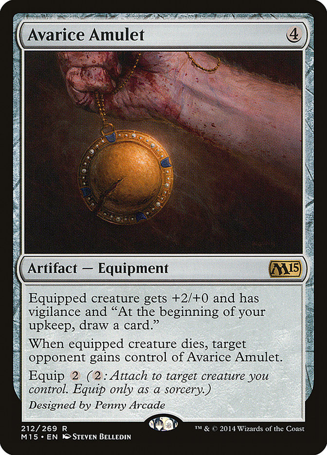 Avarice Amulet by Steven Belledin #212