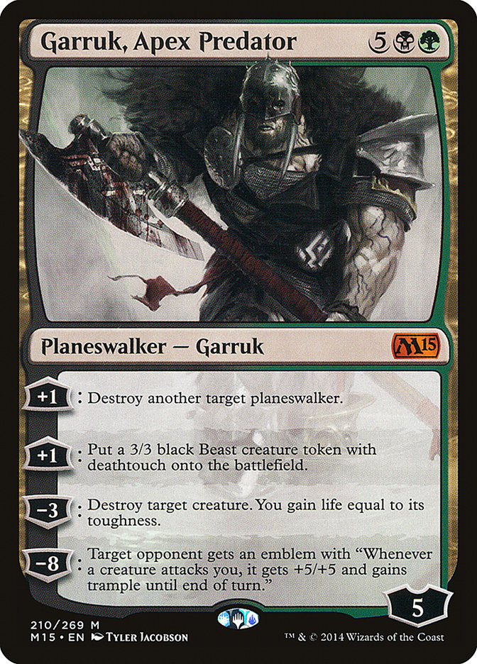 Garruk, Apex Predator by Tyler Jacobson #210