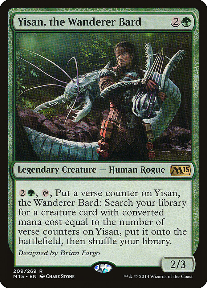 Yisan, the Wanderer Bard by Chase Stone #209