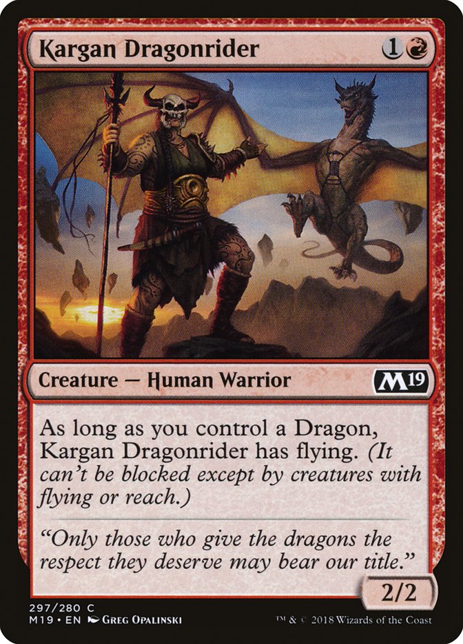 Kargan Dragonrider by Greg Opalinski #297