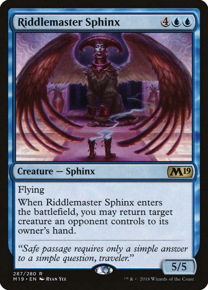 Riddlemaster Sphinx by Ryan Yee #287