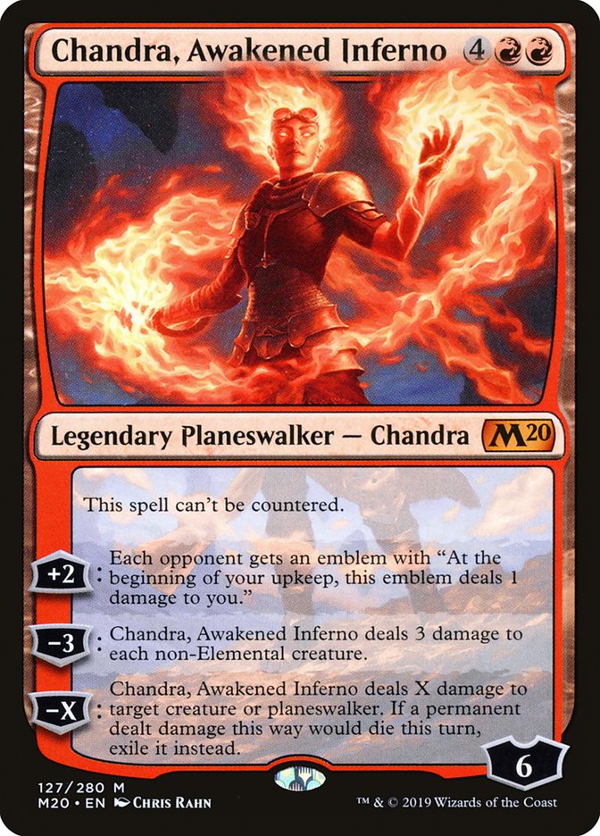 Chandra, Awakened Inferno by Chris Rahn #127