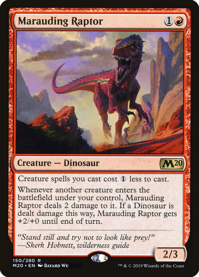 Marauding Raptor by Bayard Wu #150