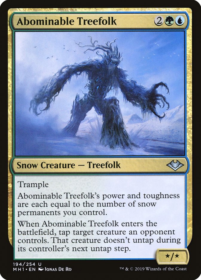 Abominable Treefolk by Jonas De Ro #194