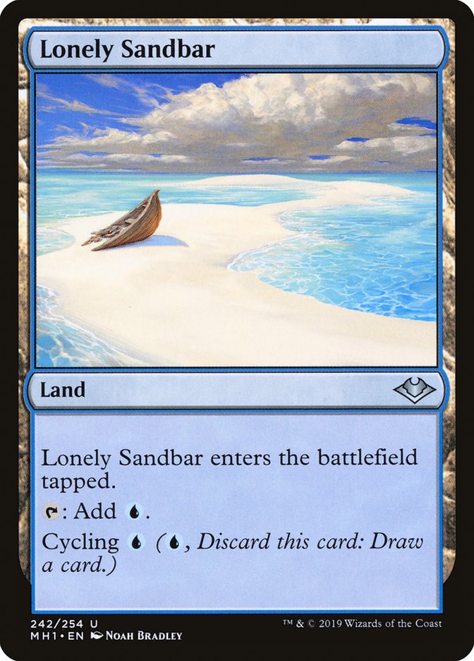 Lonely Sandbar by Noah Bradley #242