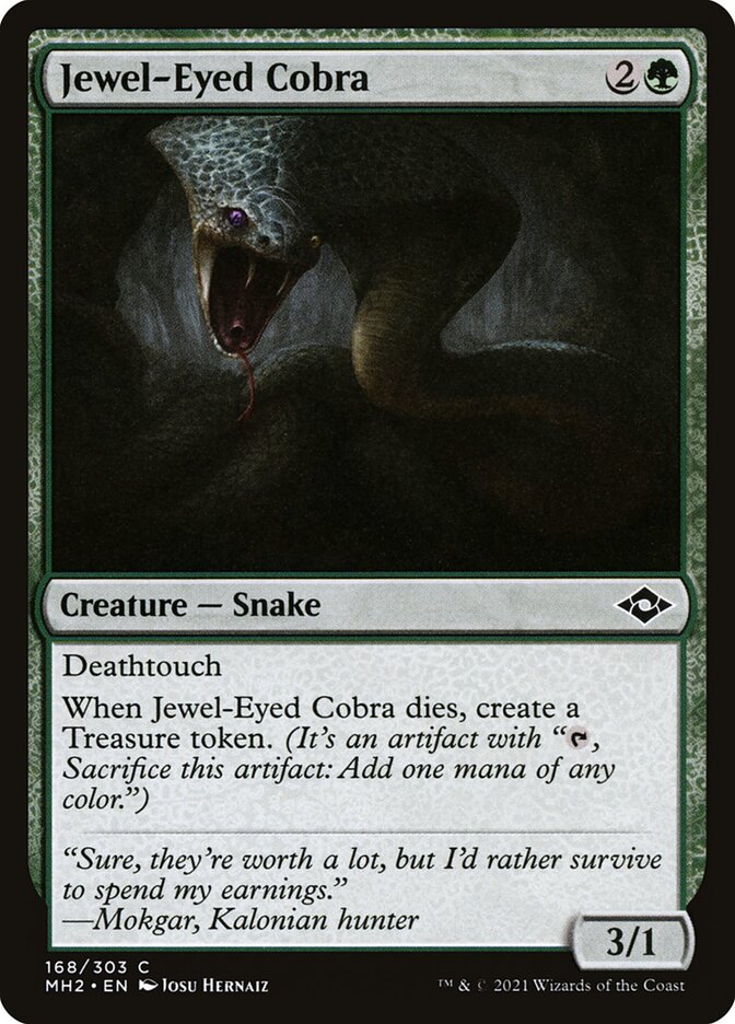 Jewel-Eyed Cobra by Josu Hernaiz #168
