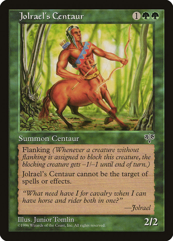Jolrael's Centaur by Junior Tomlin #222