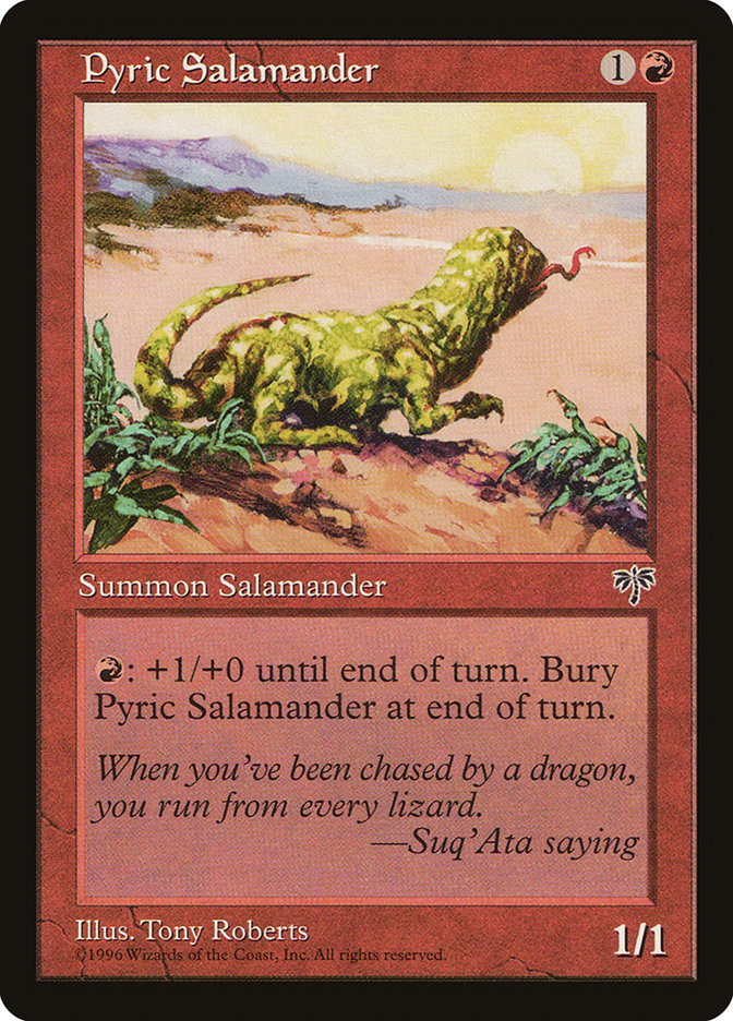 Pyric Salamander by Tony Roberts #187
