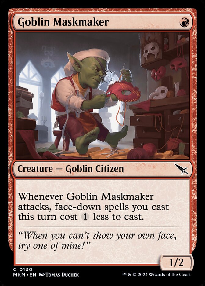 Goblin Maskmaker by Tomas Duchek #130