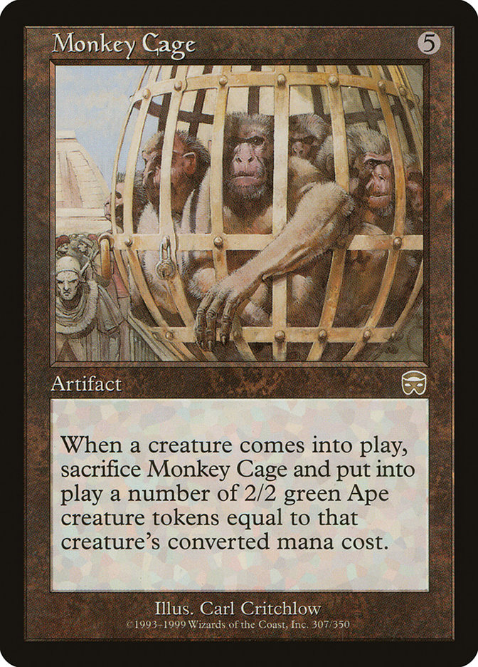 Monkey Cage by Carl Critchlow #307