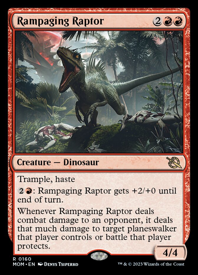 Rampaging Raptor by Denys Tsiperko #160