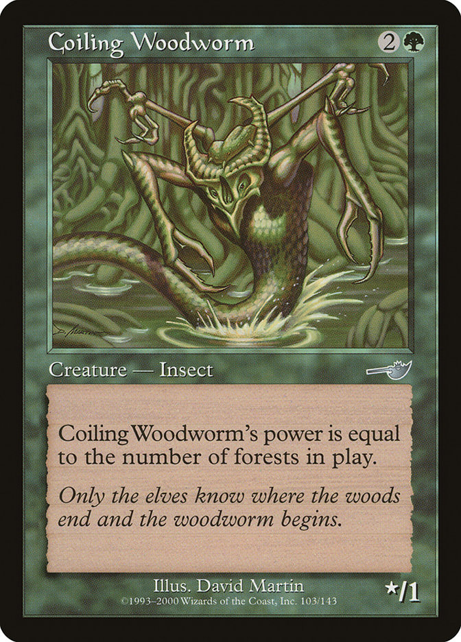 Coiling Woodworm by David Martin #103