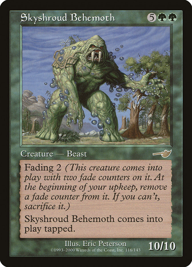 Skyshroud Behemoth by Eric Peterson #116