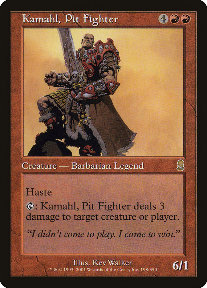 Kamahl, Pit Fighter by Kev Walker #198
