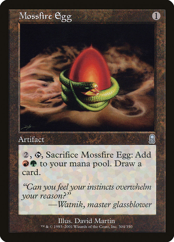 Mossfire Egg by David Martin #304