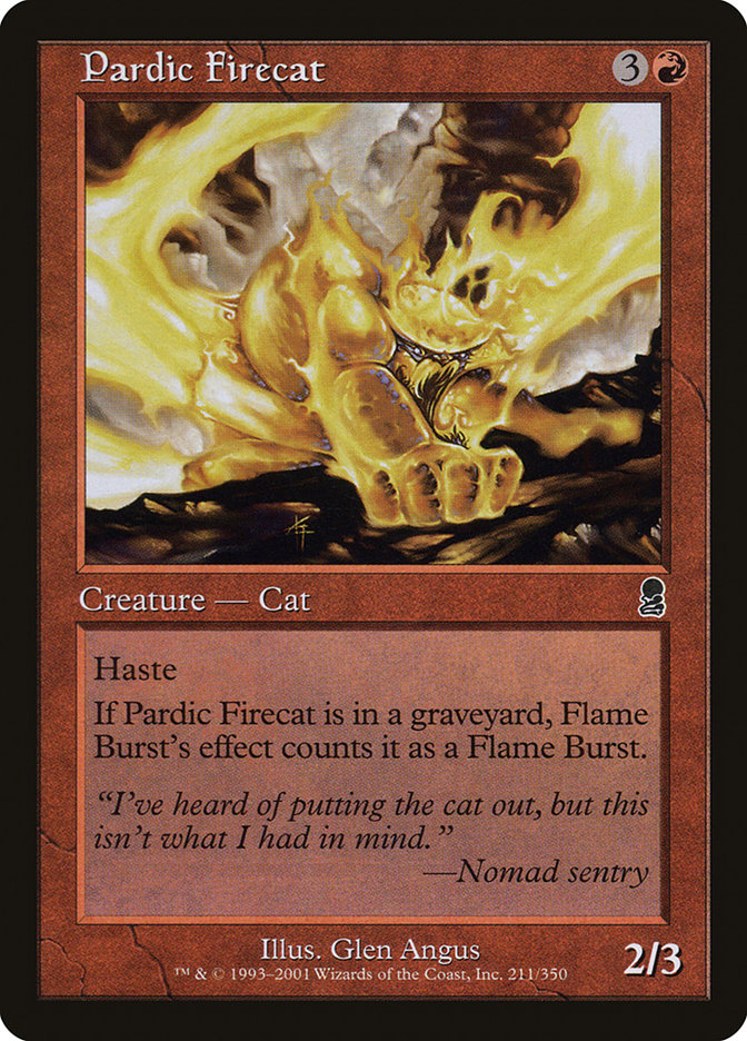 Pardic Firecat by Glen Angus #211