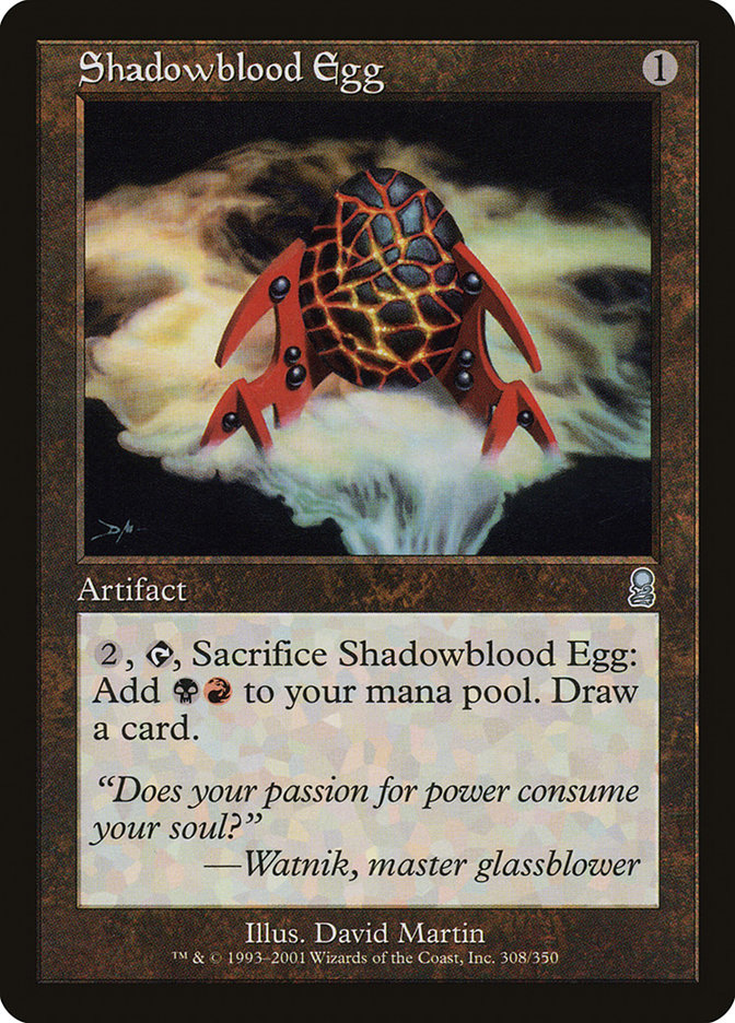Shadowblood Egg by David Martin #308