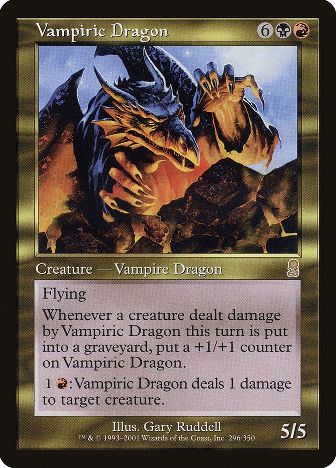 Vampiric Dragon by Gary Ruddell #296