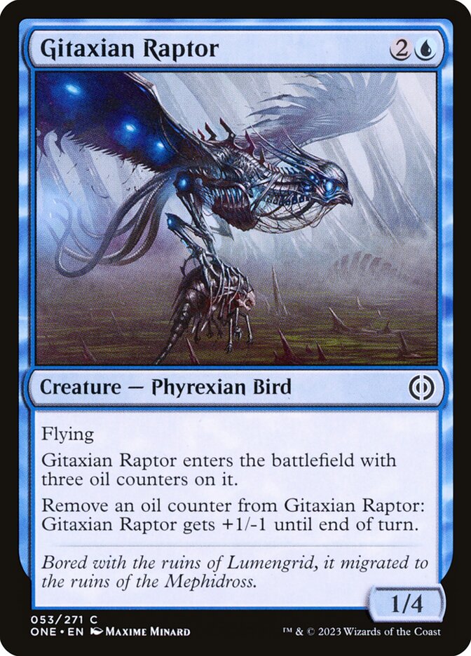 Gitaxian Raptor by Maxime Minard #53