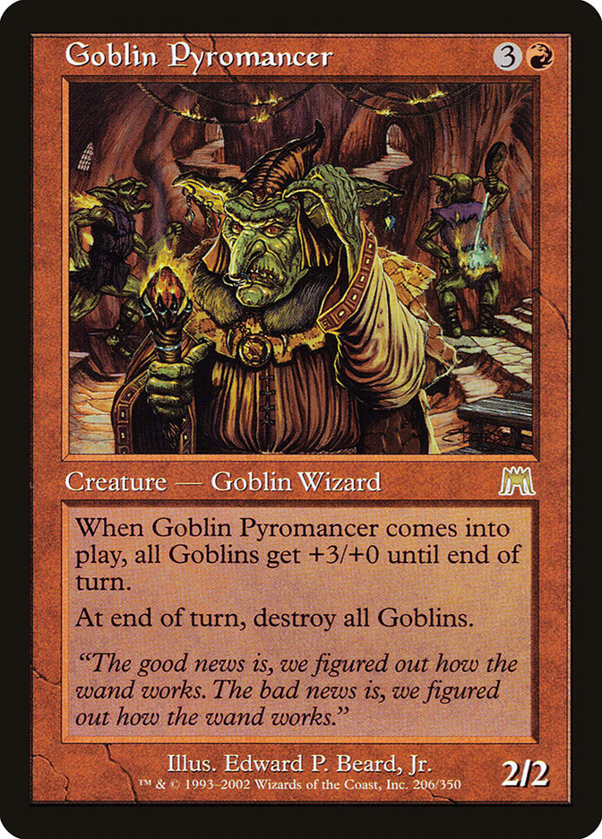 Goblin Pyromancer by Edward P. Beard, Jr. #206