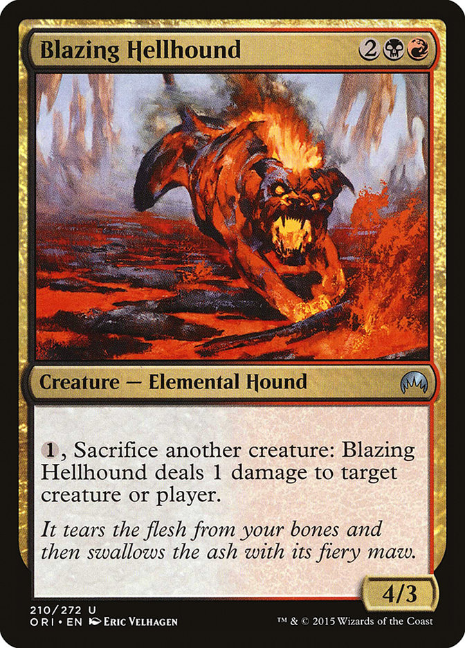 Blazing Hellhound by Eric Velhagen #210