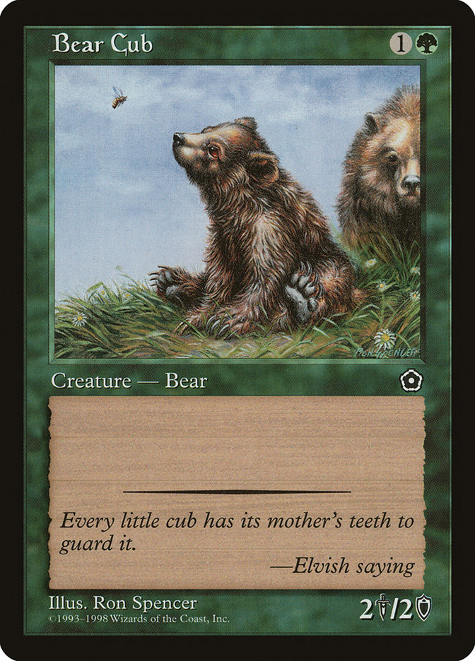 Bear Cub by Ron Spencer #123
