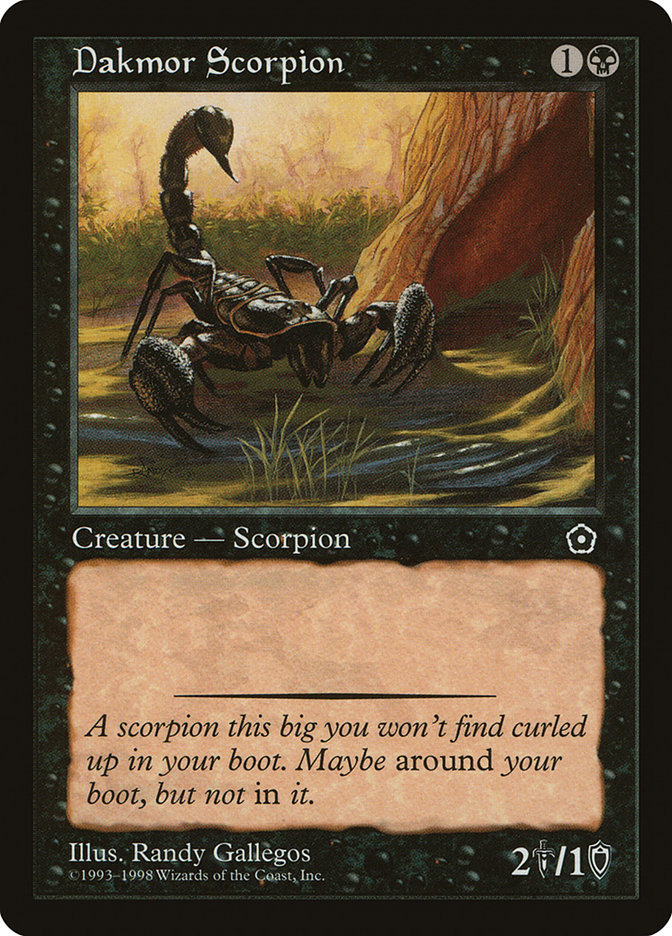 Dakmor Scorpion by Randy Gallegos #70