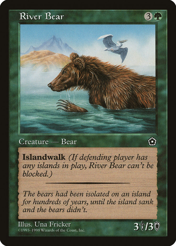 River Bear by Una Fricker #144