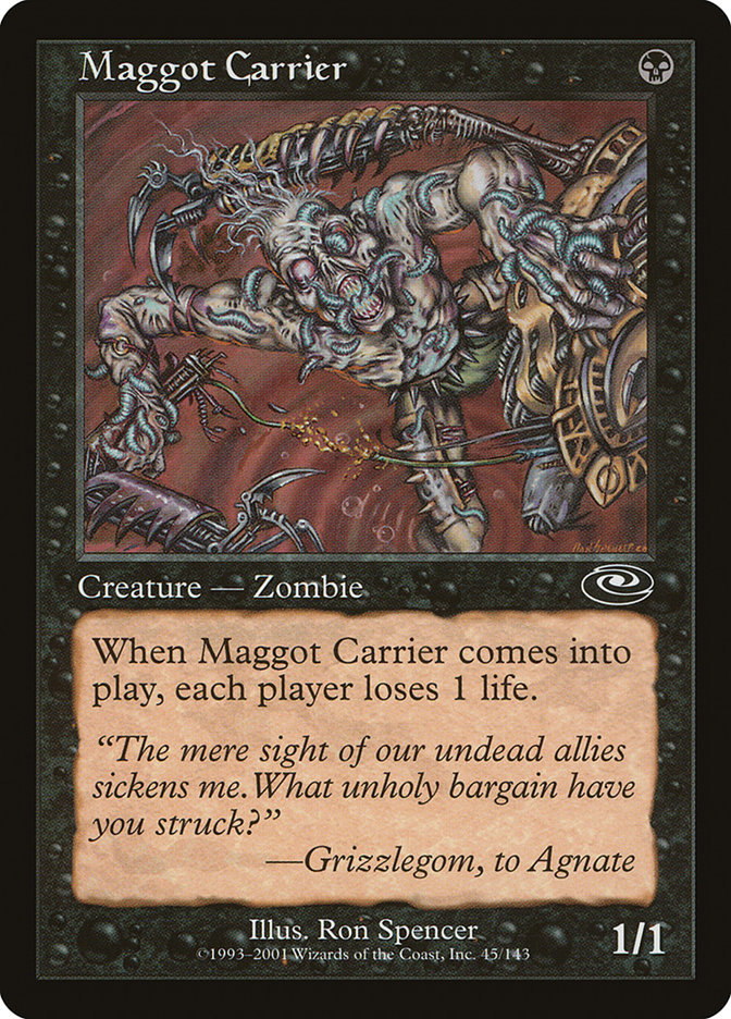 Maggot Carrier by Ron Spencer #45