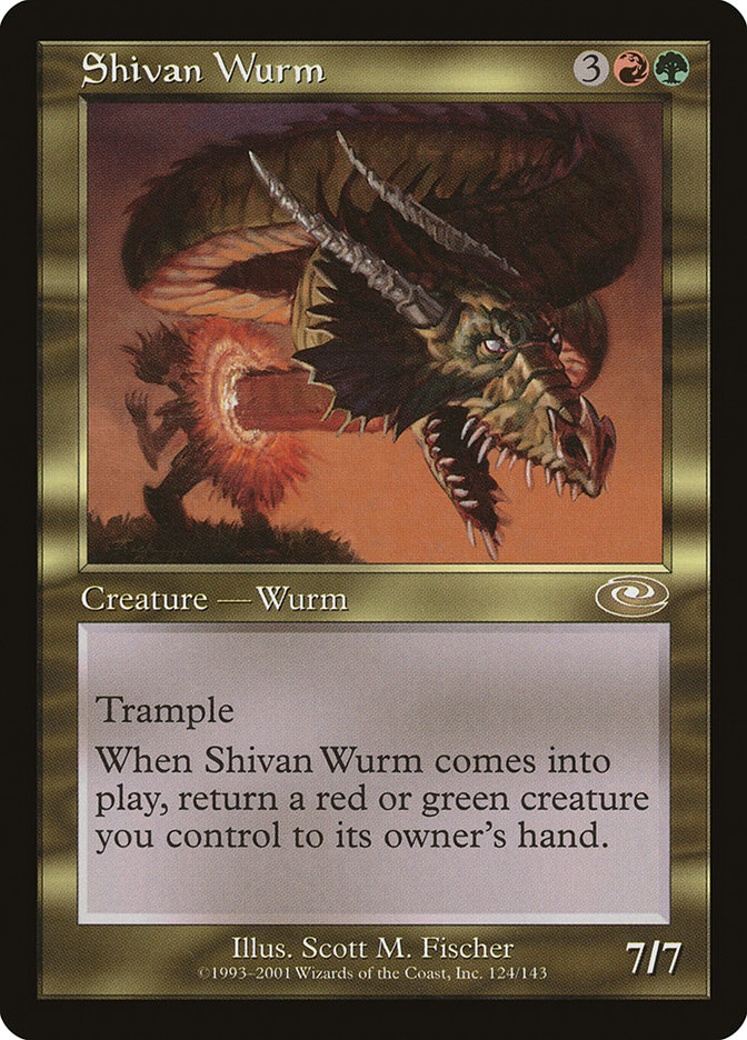 Shivan Wurm by Scott M. Fischer #124