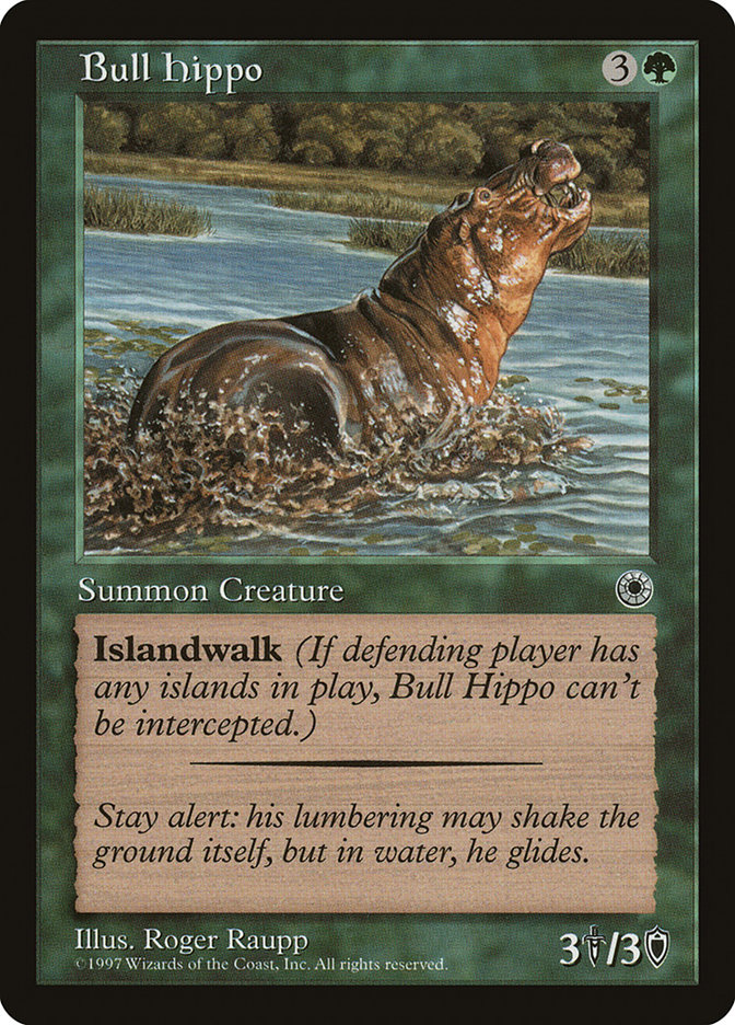 Bull Hippo by Roger Raupp #160