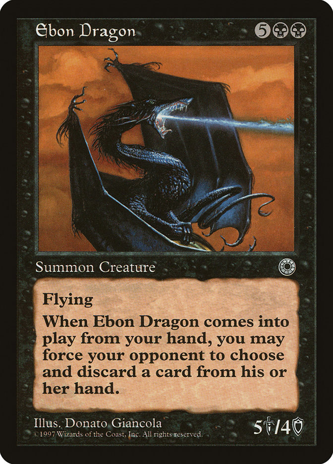 Ebon Dragon by Donato Giancola #91