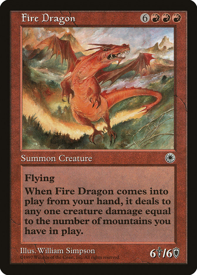 Fire Dragon by William Simpson #125