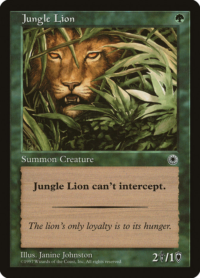 Jungle Lion by Janine Johnston #171