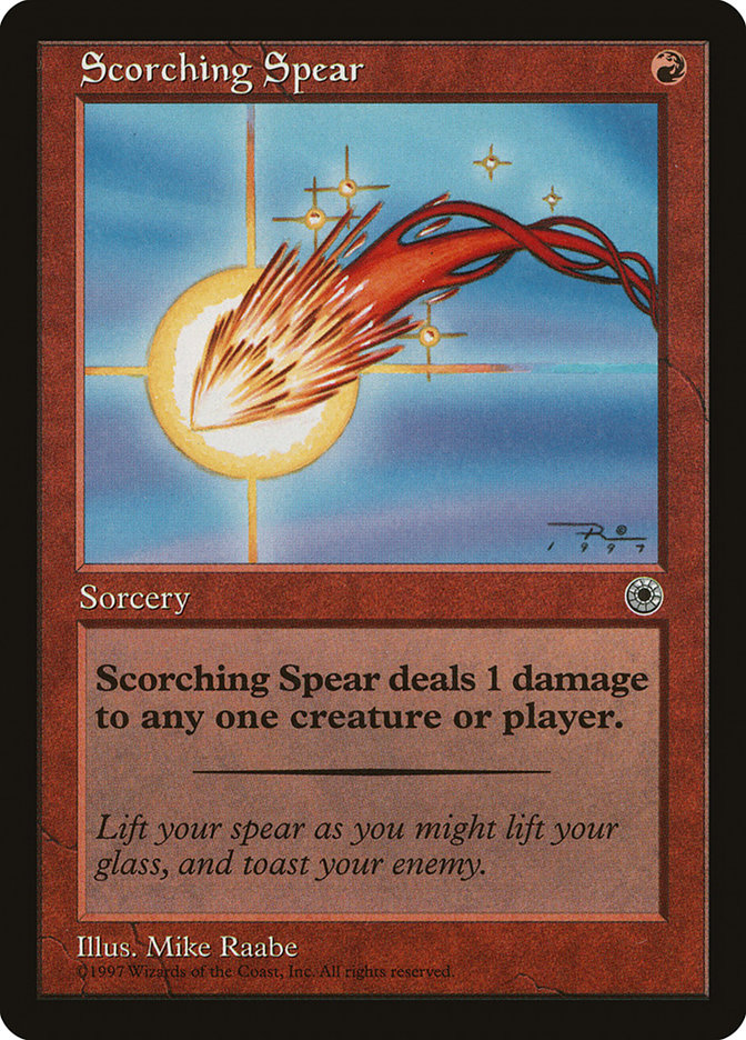 Scorching Spear by Mike Raabe #148