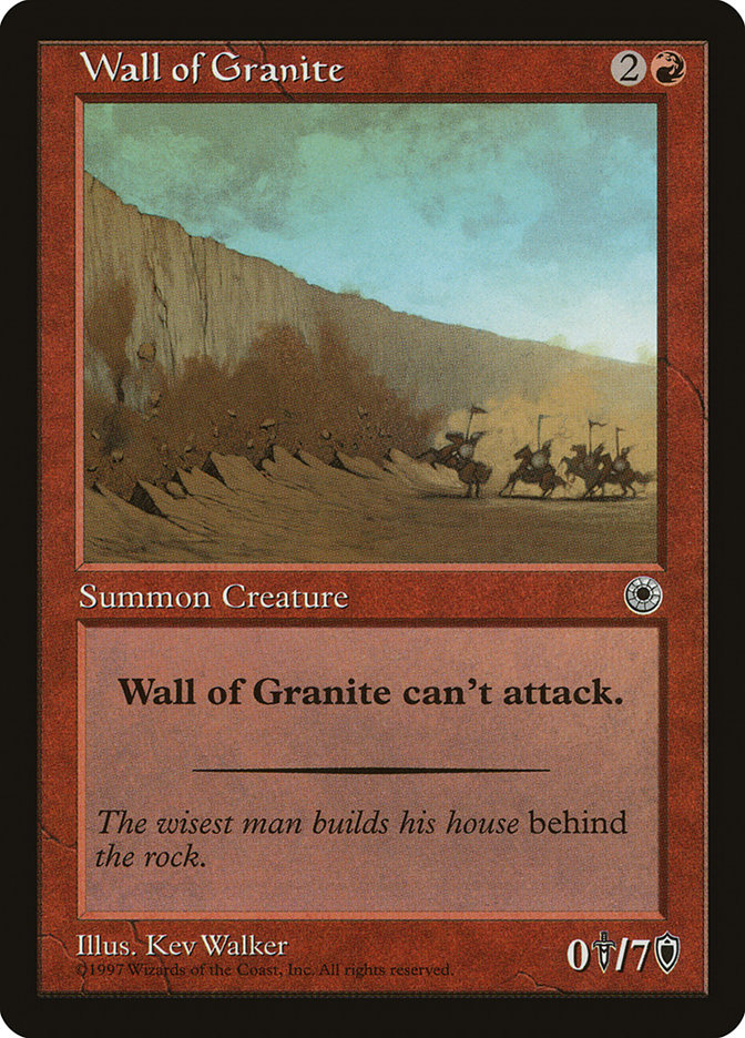 Wall of Granite by Kev Walker #155