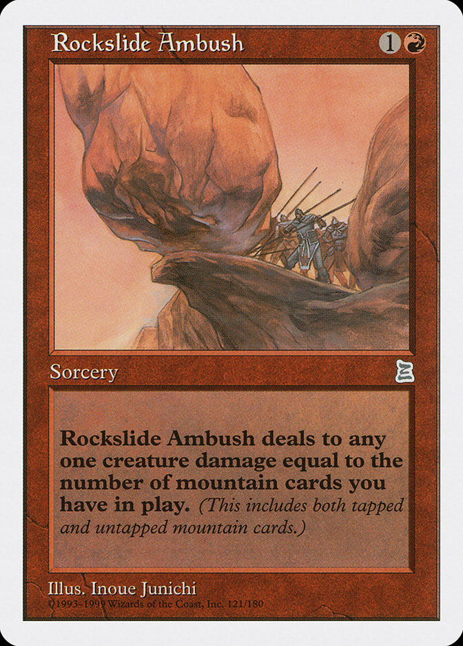 Rockslide Ambush by Inoue Junichi #121