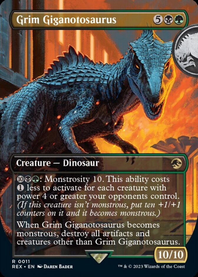 Grim Giganotosaurus by Daren Bader #11