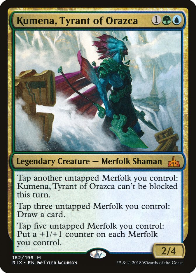 Kumena, Tyrant of Orazca by Tyler Jacobson #162