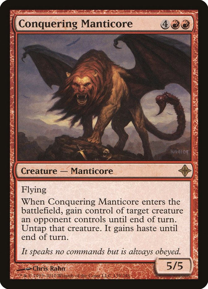 Conquering Manticore by Chris Rahn #139