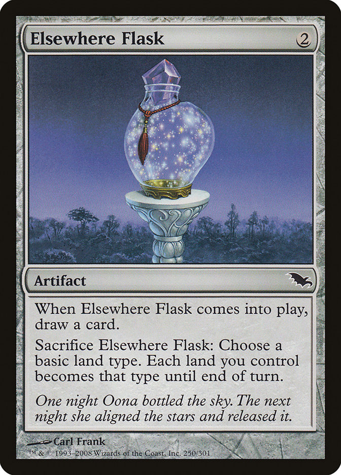 Elsewhere Flask by Carl Frank #250