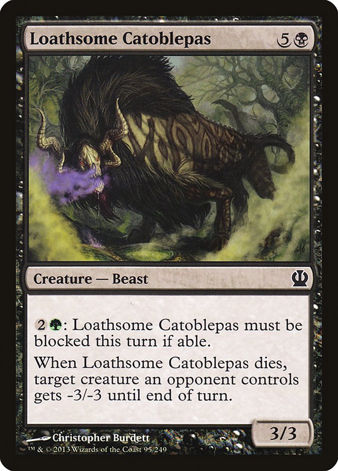 Loathsome Catoblepas by Christopher Burdett #95