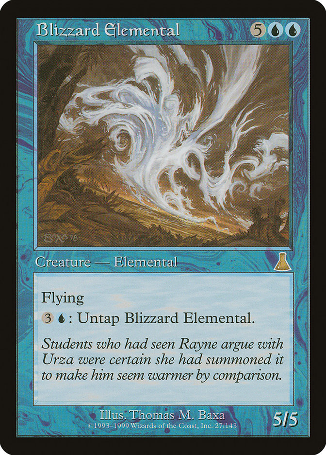 Blizzard Elemental by Thomas M. Baxa #27