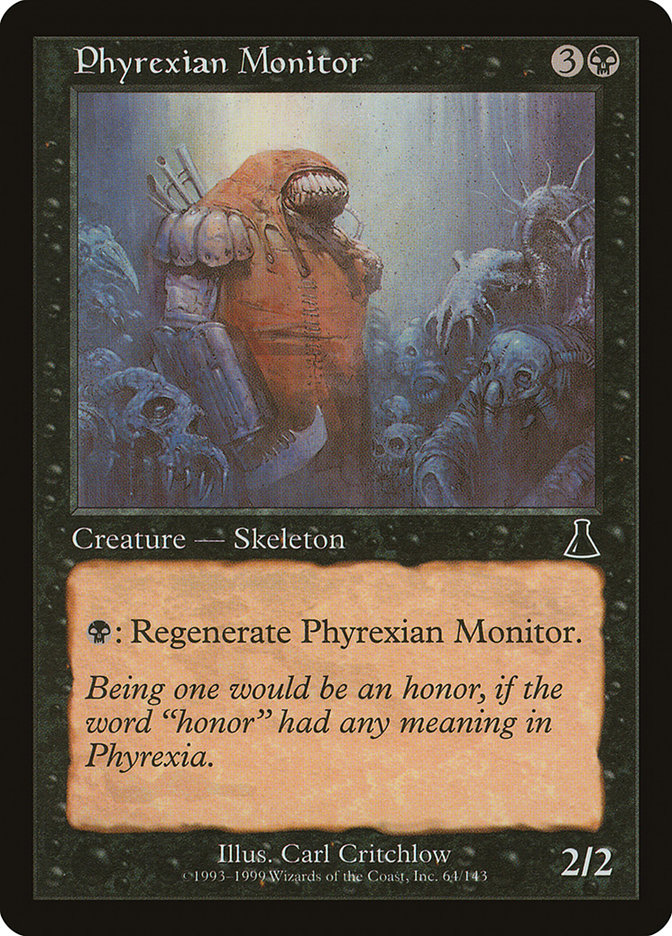Phyrexian Monitor by Carl Critchlow #64