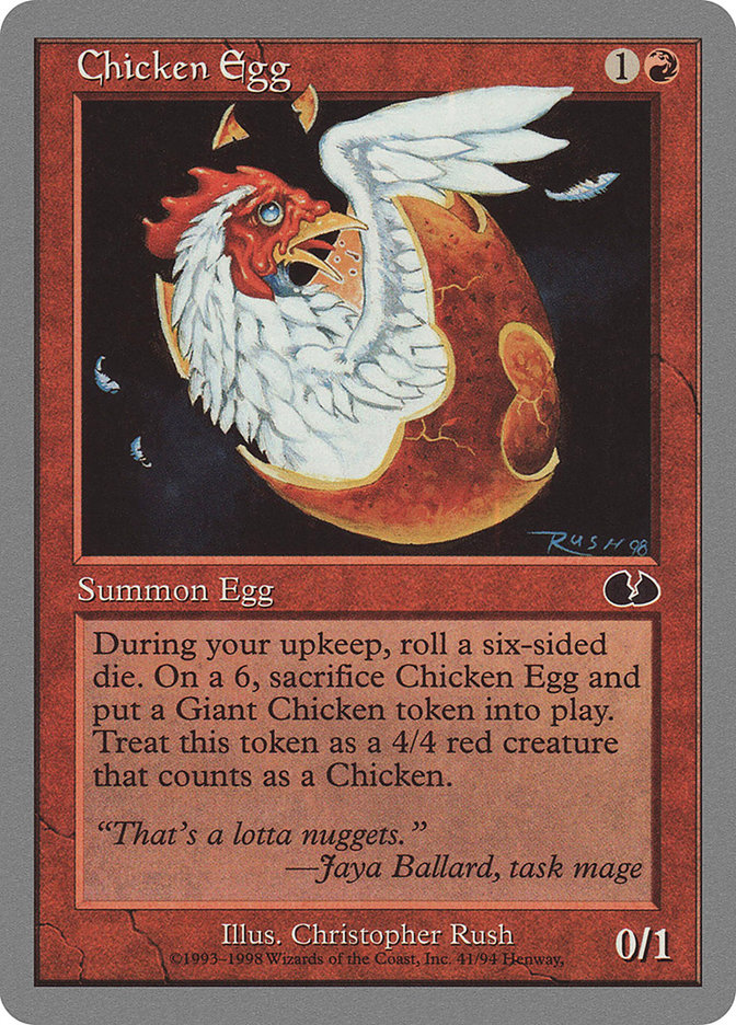 Chicken Egg by Christopher Rush #41