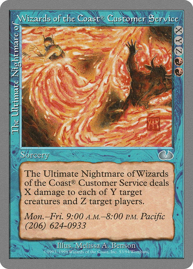 The Ultimate Nightmare of Wizards of the Coast® Customer Service by Melissa A. Benson #53